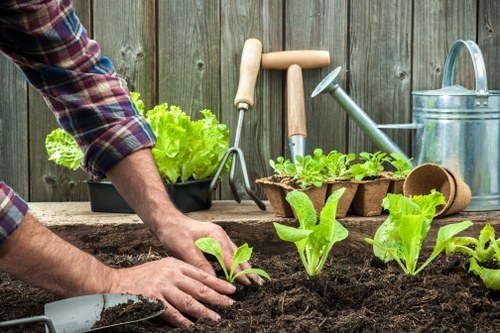 Gardeners in Leytonstone improving a local garden